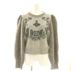 ヴィヴィアンウエストウッドレッドレーベル Vivienne Westwood RED LABEL インディア ニット セーター ウール 00 茶 ブラウン ベージュ