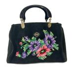  Feiler FEILER сумка "Boston bag" ручная сумочка сумка цветочный принт черный женский 