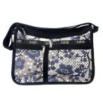 レスポートサック LesportSAC ショルダーバッグ 斜め掛け メッセンジャー 花柄 グレー ブラック レディース