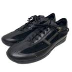 グッチ GUCCI スニーカー レザー切替 ローカット 41 ブラック メンズ