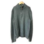 ポロ バイ ラルフローレン Polo by Ralph Lauren ハーフジップニット セーター 長袖 M グレー メンズ