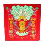  Hermes HERMES Calle 90 Mexico MEXIQUE шарф изображение Будды большой . многоцветный красный красный зеленый зеленый /SS #OS #OH женский 