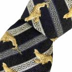  Versace Versace .VERSACE галстук chi-ta- рисунок retro шелк черный #GY06 мужской 