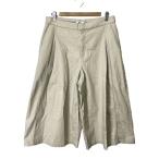  Uniqlo UNIQLO C хлопок юбка-брюки брюки широкий XL бежевый мужской женский 