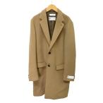 B&amp;Y United Arrows красота &amp; Youth EXTRA FINE WOOL 120'S Пальто Честерфилд шерсть длинный L бежевый 