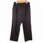ジョンブル JOHNBULL チェック柄 パンツ ボトムス ブラウン系 M メンズ