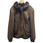  мутон жакет пальто кожа натуральный мех мех двусторонний Zip выше Brown женский 