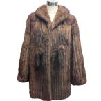 デミバフミンク MINK 毛皮 コート ブラウン リアルファー レディース