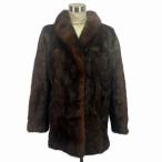  темно-желтый норка пальто мех натуральный мех Brown 13 номер XL соответствует женский 