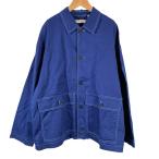 ユニクロ マルニ UNIQLO MARNI カバーオール ワークジャケット 長袖 青 ブルー L メンズ