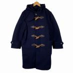  Van ja Kett VAN JAC полупальто "даффл коут" длинный рукав шерсть 100% дерево кривошип темно-синий L мужской 