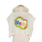 マルニ MARNI × ノー バカンシー イン NO VACANCY INN 23SS プリント クロップド ノースリーブ パーカー 38 白 オフホワイト FLJE0188P0