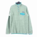 ショッピングpatagonia パタゴニア Patagonia Snap-T スナップティー ジャケット ブルゾン フリース ワンポイント ロゴ M グレー 青 ブルー STY25455FT14