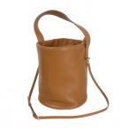 ショッピング巾着 ジルサンダー JIL SANDER 巾着 バケツバッグ ショルダーバッグ 2WAY 茶 ブラウン レディース