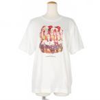 ショッピングギャルソン トリココムデギャルソン tricot COMME des GARCONS 19SS スイーツ プリント Tシャツ カットソー ケーキ 半袖 M 白 ホワイト TC-T017
