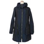 ヘルノ HERNO ナイロンコート ジャケット タートル ハイネック 紺 ネイビー 国内正規 レディース