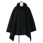 バレンシアガ BALENCIAGA 21SS ポンチョフーディ オーバーサイズトレーナー XS 黒 ブラック 645156 国内正規 レディース