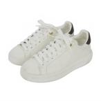 ルイヴィトン LOUIS VUITTON タイムアウト ライン モノグラム スニーカー シューズ 35.5 22.5cm 白 ホワイト レディース