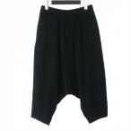  черный Comme des Garcons BLACK COMME des GARCONS шаровары резина талия одноцветный шерсть S размер черный чёрный 1J-P021 AD2022 мужской 