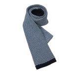 ASPETTO галстук вязаный квадратное end темно-синий голубой k22421 0630 мужской 