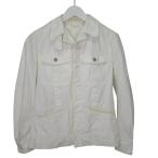 グッチ GUCCI 長袖 デニム ジャケット Gジャン アウター 46 Mサイズ相当 ホワイト k235540 1021 メンズ