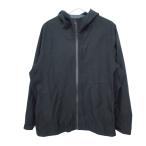  Uniqlo UNIQLO длинный рукав прекрасный товар блок Tec Parker внешний полный Zip капот водонепроницаемый обработка L размер черный k36864 0220