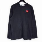 プレイコムデギャルソン PLAY COMME des GARCONS Tシャツ 長袖 カットソー ロンT AZ-T118 ブラック XL k367518  メンズ