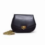 サルヴァトーレフェラガモ Salvatore Ferragamo ガンチーニ チェーン ショルダーバッグ クロスボディバッグ ブラック