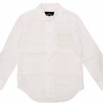 ショッピングGARCONS トリココムデギャルソン tricot COMME des GARCONS AD2017 ラウンドカラーシャツ ブラウス 丸襟 長袖 レース切り替え TA-B008 ホワイト S 0