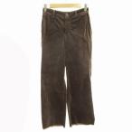 es*o-*esS.O.S велюр брюки распорка cut off Logo 41 XS чай Brown /GV 1119 женский 