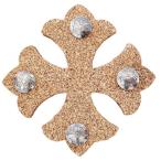 クロムハーツ CHROME HEARTS 21年クリスマス TACK N 画鋲 コルクボード コースター インテリア 小物 茶 ブラウン シルバー /VU□ 0413 その