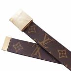 ルイヴィトン LOUIS VUITTON サンチュール キャレ M6800W ベルト モノグラム 95/38 メンズ