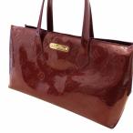 ルイヴィトン LOUIS VUITTON モノグラム ヴェルニ ウィルシャーPM ルージュフォーヴィスト M91644 ハンドバック ボルドー レディース