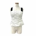  cell Ford CELFORD точка Jaguar do бюстье bare top cut and sewn полька-дот безрукавка CWFB182100 38 белый чёрный 