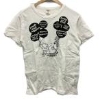 DENIM DUNGAREE デニム＆ダンガリー ディズニーコラボ Tシャツ カットソー プリント プーさん 白 ホワイト 02 約M レディース