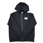 バーバリー BURBERRY 美品 Hove Logo Print Zip Hoodie パーカー スウェット ジップアップ 裏起毛 長袖 8084345 XL 黒