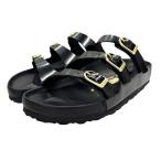 未使用品 ビルケンシュトック BIRKENSTOCK フロリダ エクスクイジット Florida サンダル 細ベルト 1029385 黒 ブラック 22.5cm レディース