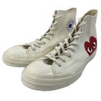コンバース CONVERSE ×コムデギャルソン COMME des GARCONS ハイカット スニーカー シューズ 靴 白 ホワイト 29.5cm メンズ