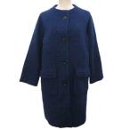  Junko Shimada часть 2 JUNKO SHIMADA part2 no color пальто в клетку ворсистый 11AR чёрный черный синий голубой 931671 #YHS5