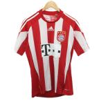 adidas FC BAYERN MUNCHENbai L n*myumhen2010-2011 10/11 форма игра рубашка футбол T cut and sewn короткий рукав M красный 