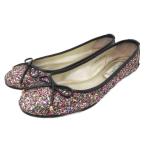  Jimmy Choo JIMMY CHOO 113 WALSH плоская обувь балетки лента ламе g Ritter 37 1/2 24.5cm многоцветный женский 