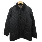  Lavenham LAVENHAM стеганная куртка пальто блузон с хлопком 40 чёрный черный #MET2 мужской 