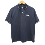  Helly Hansen HELLY HANSEN рубашка-поло короткий рукав вышивка темно-синий темно-синий M #MET2 мужской 