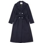 クローディピエルロ CLAUDIE PIERLOT Wool Blend Trench Coat ウール混 トレンチコート ロングコート ダブルブレスト ジャケット