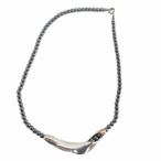 ジョージジェンセン GEORG JENSEN ネックレス ペンダント チョーカー ボールチェーン ヘマタイト 925 シルバー  メンズ レディース