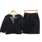  Ballsey Tomorrowland юбка костюм выставить формальный tailored jacket узкая юбка колено длина 34 36 чёрный 