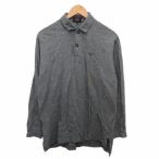 23 район Onward . гора рубашка-поло длинный рукав Logo вышивка серый 3 примерно L #YHS11 мужской 