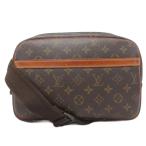 ショッピングLOUIS ルイヴィトン LOUIS VUITTON リポーターPM ショルダーバッグ 斜め掛けショルダー モノグラム 茶 ブラウン M45254 ☆AA★ レディース