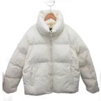 ショッピングzara ザラ ZARA BOXY UNISEX UNIT.01 パフジャケット 中綿ジャケット ブルゾン XL アイボリー 6985/318/251 レディース