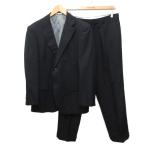 クリスチャンオジャール CHRISTIAN AUJARD スーツ セットアップ フォーマル テーラードジャケット ブレザー 黒 ブラック M-L